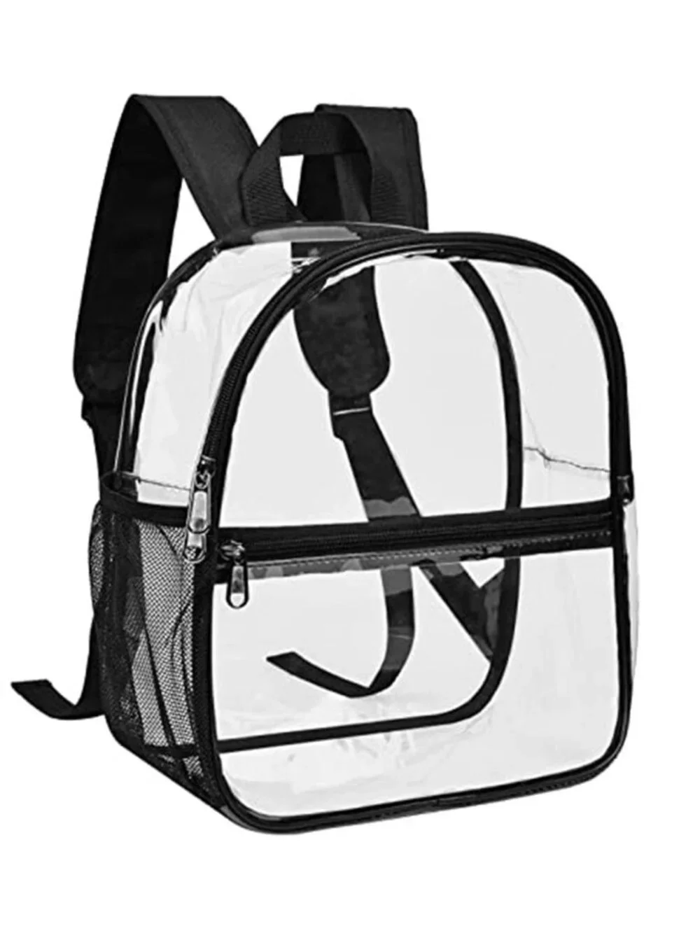 Clear Stadium Backpack 12x11x6 Transparent PVC Bag Concert Sports Events